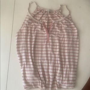 Max Studio Striped Tank Top